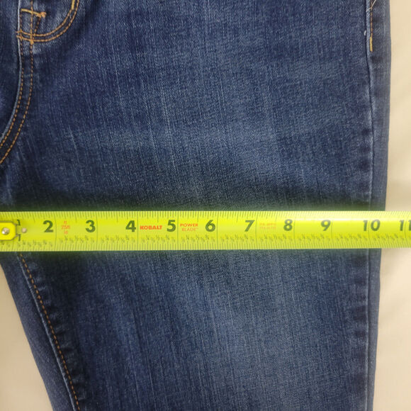 Old Navy Jeans Womens 6 Blue Denim Short Mid Rise Curvy Skinny Leg W29 x L27 - Picture 5 of 13